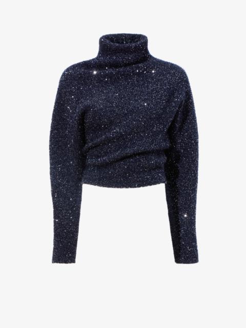 Proenza Schouler Technical Sequin Sweater