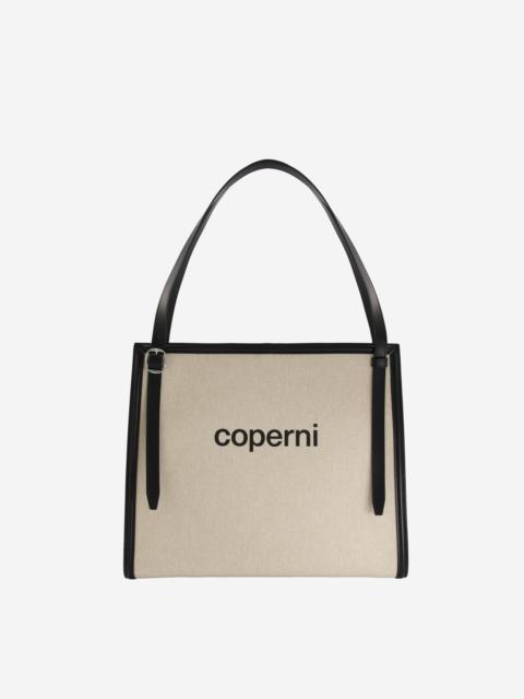 COPERNI Branded Canvas Belt Tote Bag