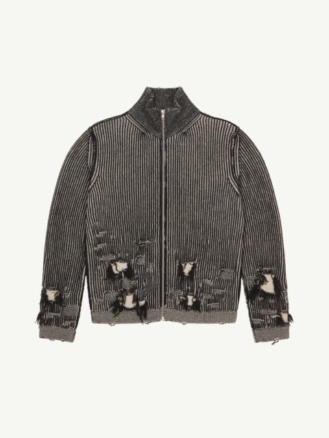 MM6 Maison Margiela Ribbed cool cardigan