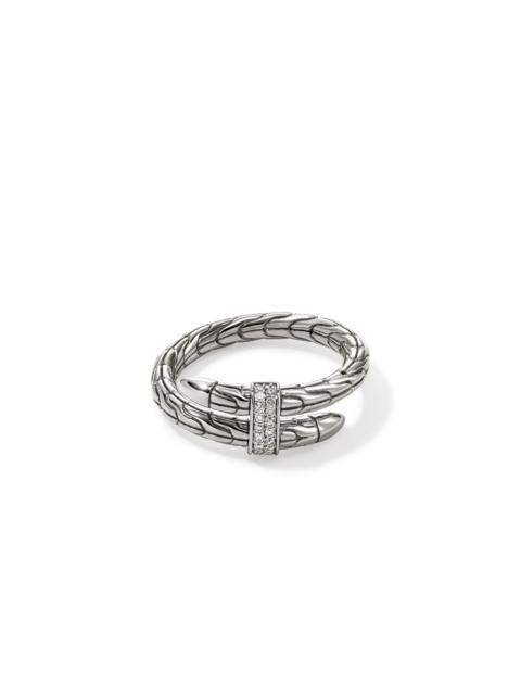 JOHN HARDY Spear Ring, Sterling Silver, Diamonds