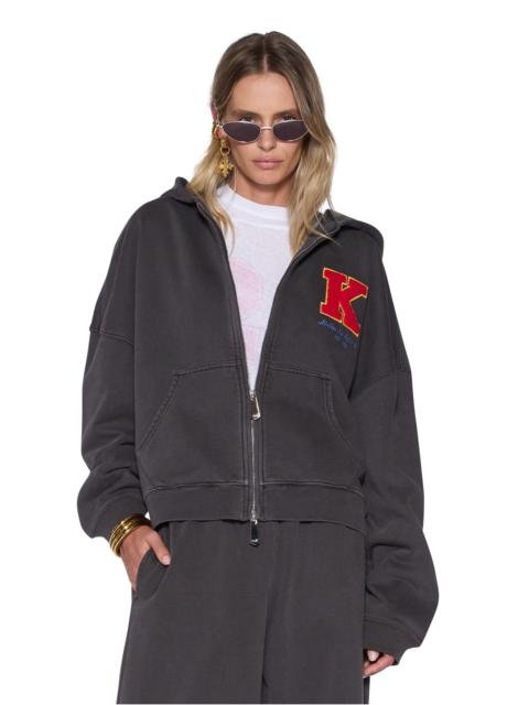Ksubi CAMPUS HOODIE WASHED BLACK