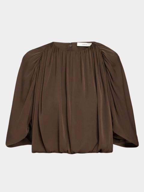 Vince Gathered Cape Bubble Top
