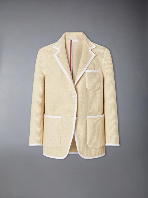 Thom Browne RAFFIA RWB STRIPE SPORTCOAT