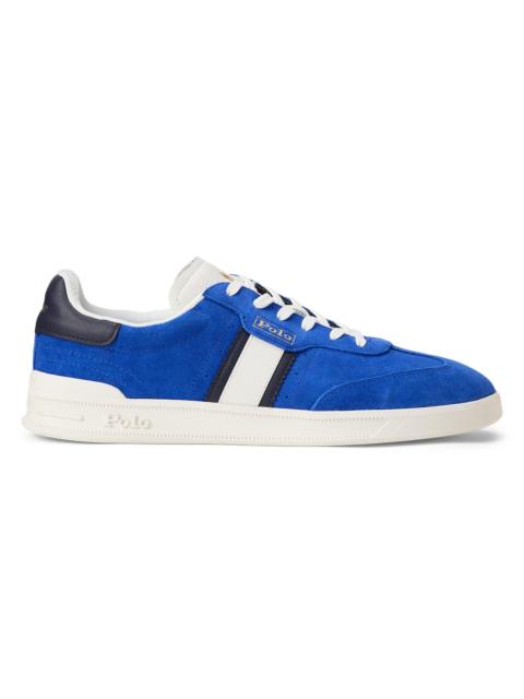 Polo Ralph Lauren Men's Heritage Aera Suede Low-Top Sneakers - Royal Navy