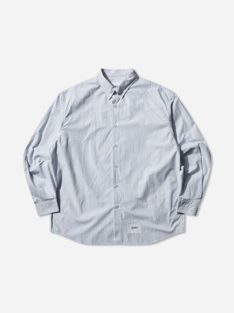 WTAPS Men's BD 06 Longsleeve Shirt Blue