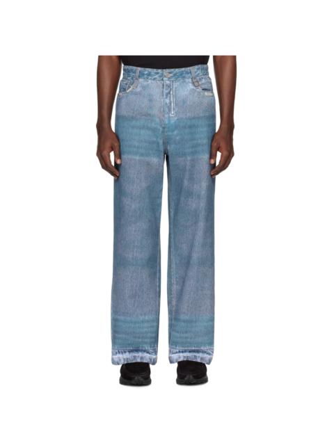Blue Color Development Jeans