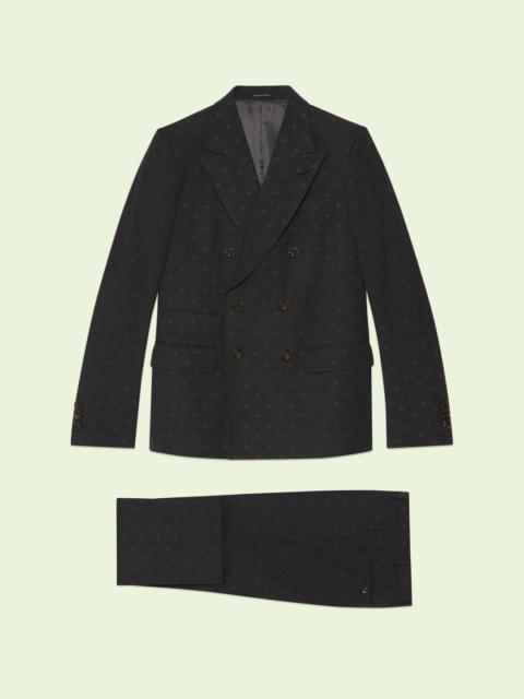GUCCI Double G wool formal suit