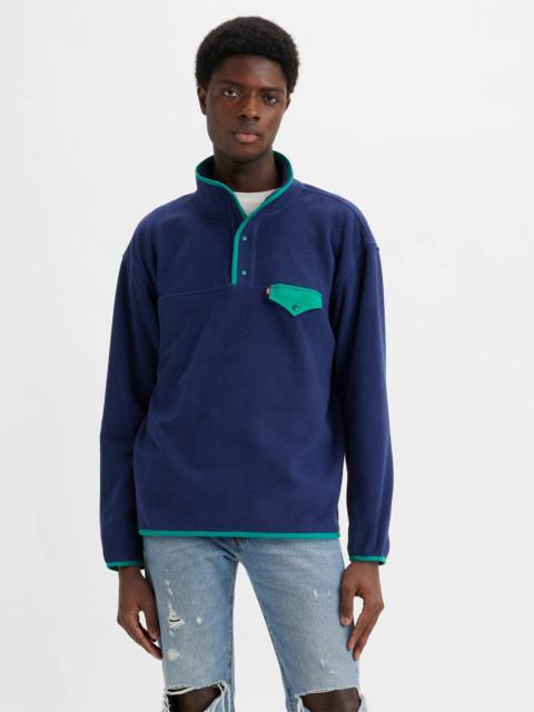 BARSTOW FLEECE SNAP UP SWEATSHIRT