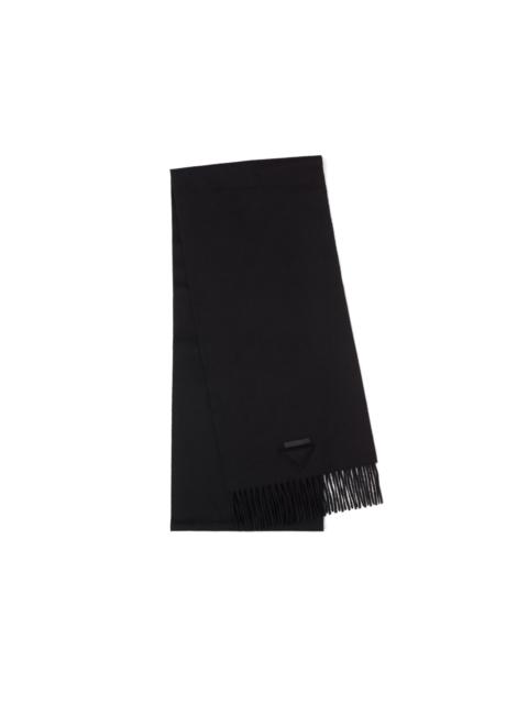 Prada Solid color cashmere scarf