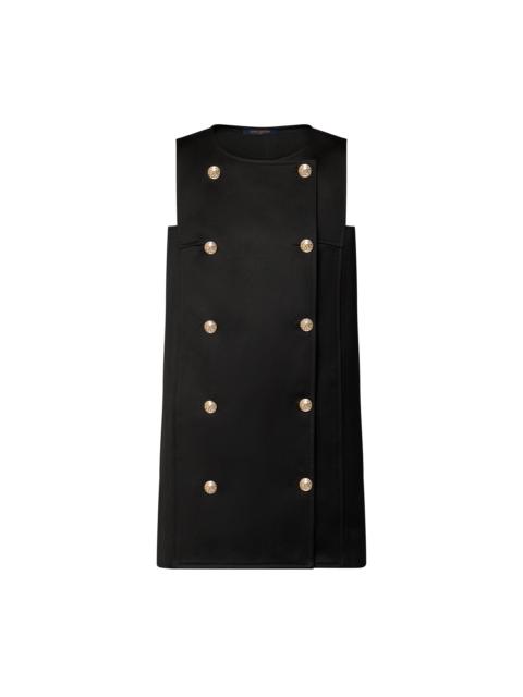 Louis Vuitton Double-Breasted Satin Dress
