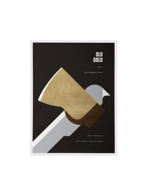 Best Made Company “Good as Gold” Silk-Screened Poster