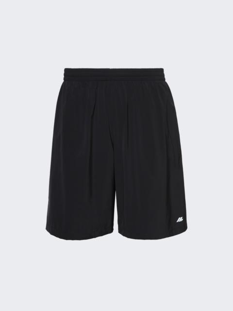 BALENCIAGA Activewear Stretch Shorts Black