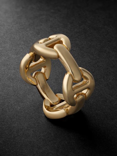 HOORSENBUHS® Quad Link 18-Karat Gold Ring