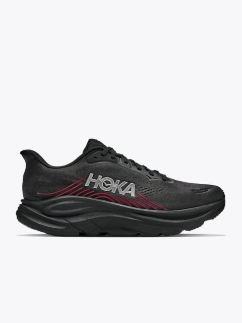 HOKA Men's Clifton 11 Shoes in Black/Pepper