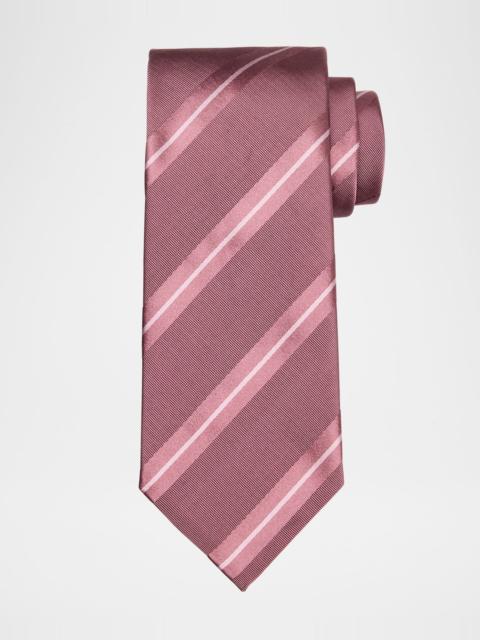 TOM FORD Men's Tonal Stripe Silk Tie