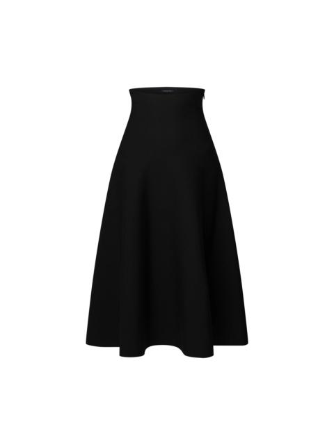 Louis Vuitton Flared Wool Skirt