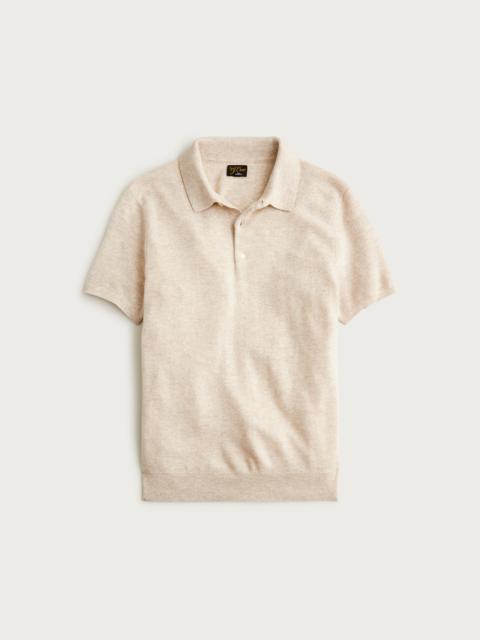 J.CREW Cashmere short-sleeve sweater-polo