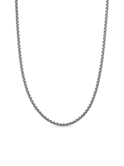 DAVID YURMAN Men's Box Chain Necklace In Titanium, 2.7mm - Titanium