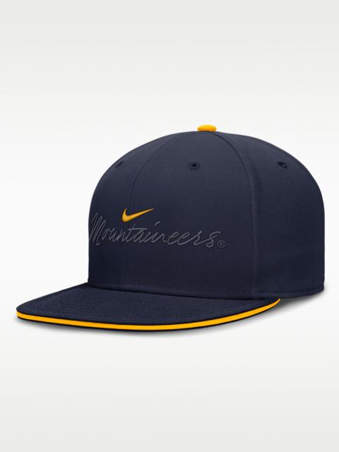 Nike West Virginia Pro Men's Nike Dri-FIT College Fitted Hat