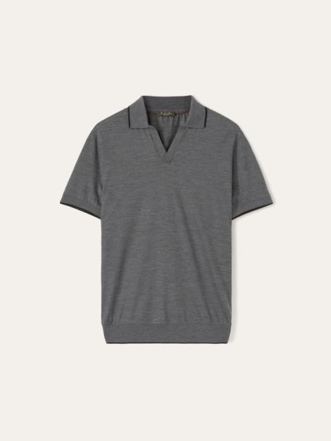 Loro Piana Buttonless Polo Shirt