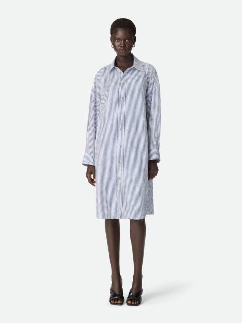 Bottega Veneta Pinstripe Cotton Poplin Dress