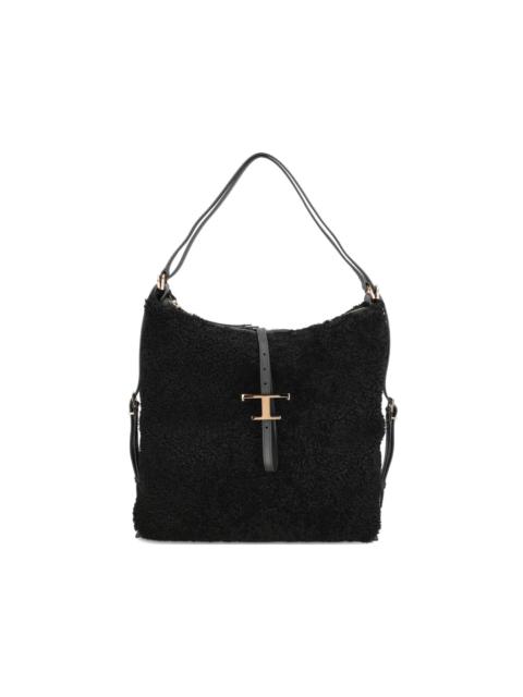 Tod's shearling shoulder bag