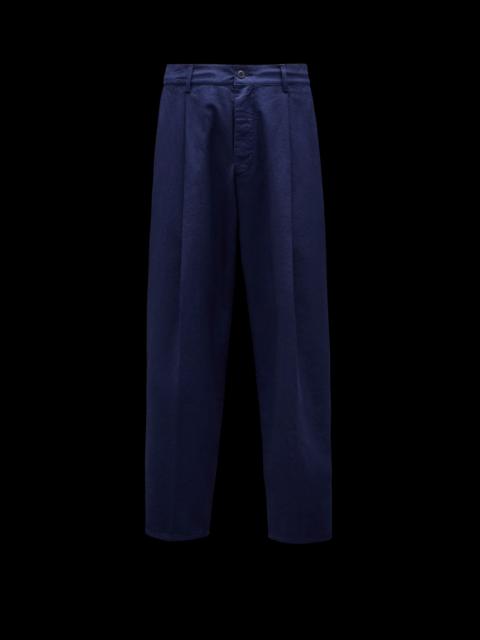Moncler Cotton & Linen Pants