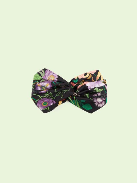 GUCCI Flora print silk headband