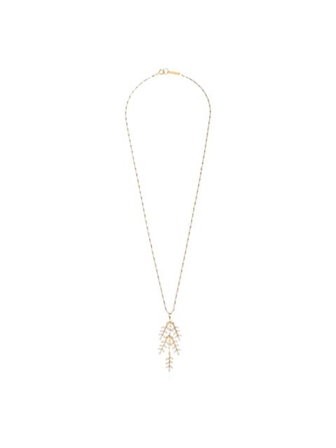 Isabel Marant leaf-pendant necklace