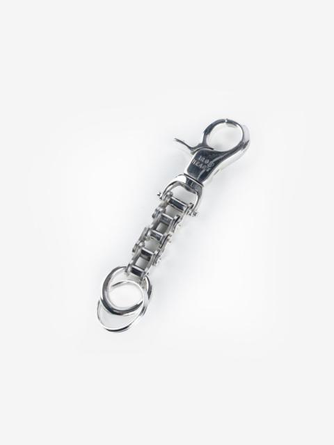 Iron Heart IHSI-27 "Motorcycle Chain" Keychain - Sterling Silver