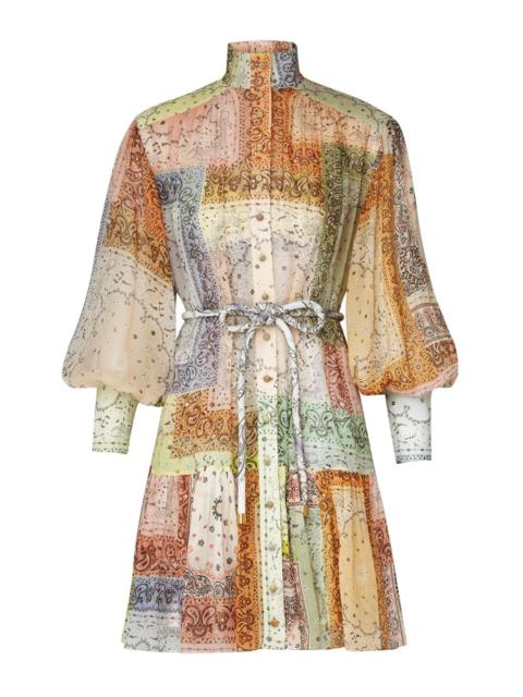 Zimmermann MATCHMAKER LANTERN MINI DRESS