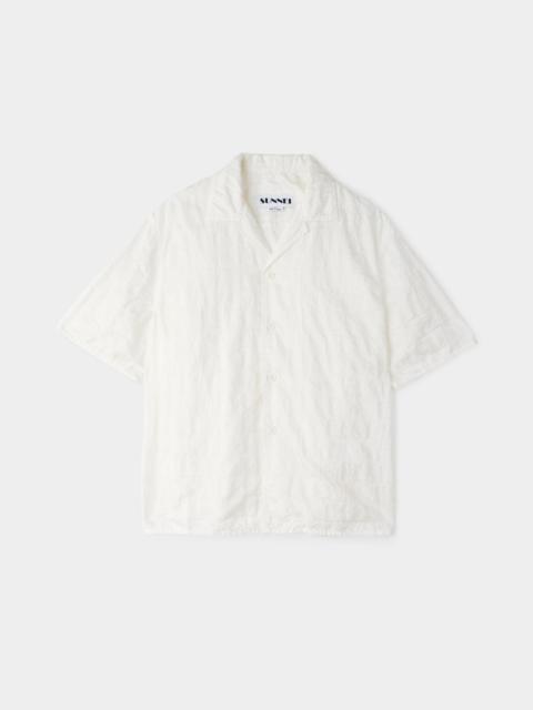 SHORT SLEEVES SHIRT / cream