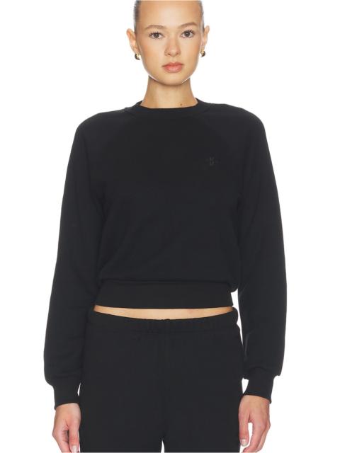 ÉTERNE Shrunken Raglan Sweatshirt