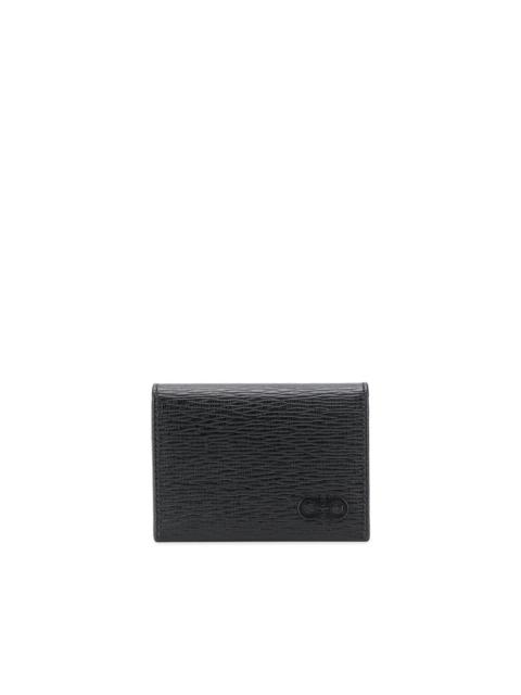 FERRAGAMO Gancini textured cardholder
