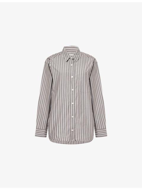 SAMSØE SAMSØE Salova Striped Cotton Shirt
