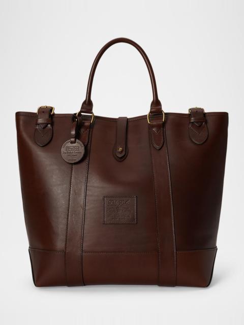 Polo Ralph Lauren Men's Medium Leather Tote Bag