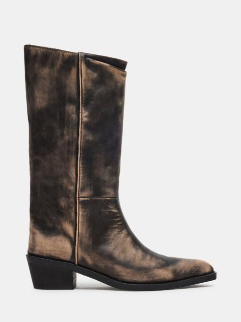 STEVE MADDEN RAPTOR BLACK DISTRESSED
