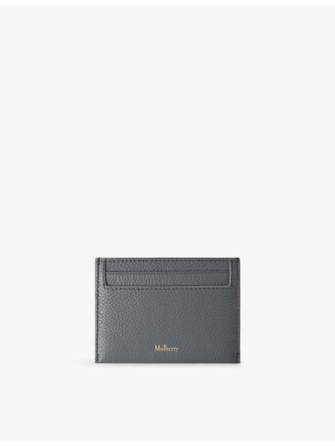 Mulberry Logo-Embossed Leather Credit Card Slip