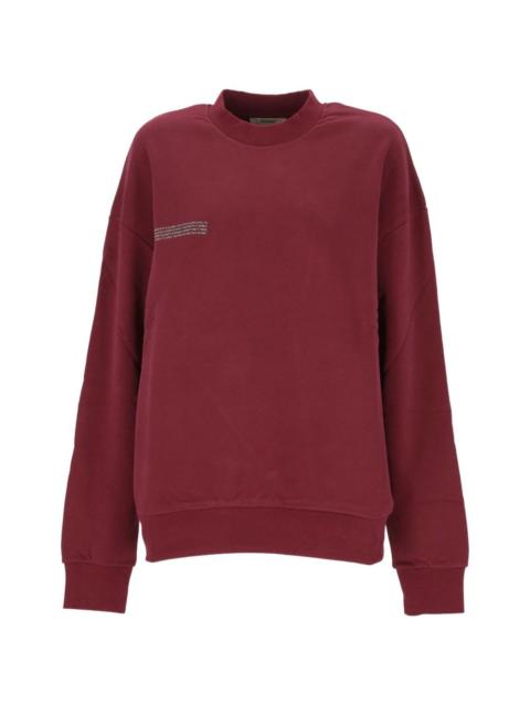 PANGAIA crew-neck text detail sweater