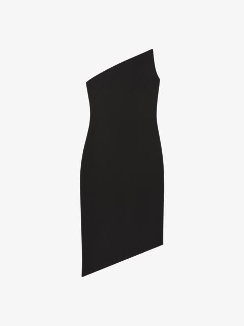 Givenchy ASYMMETRIC BUSTIER DRESS IN WOOL