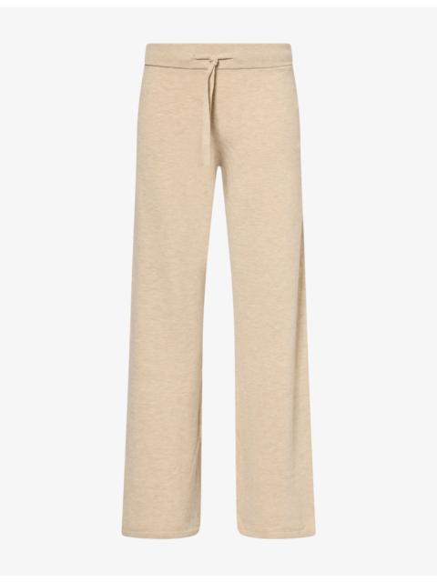 ADANOLA Straight-Leg Knitted Trousers