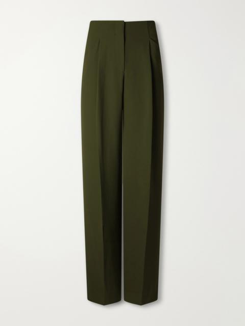 VERONICA BEARD Kenneth Stretch-crepe Wide-leg Pants