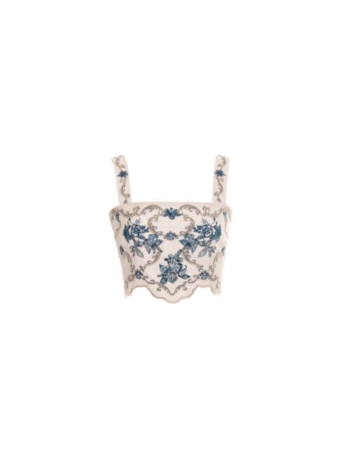 Agua by Agua Bendita Luciana Gloriosa Cropped top