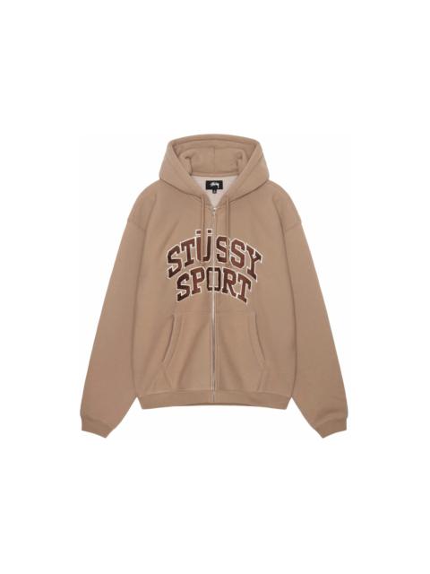 Stüssy Stussy Sport Zip Hoodie Tan