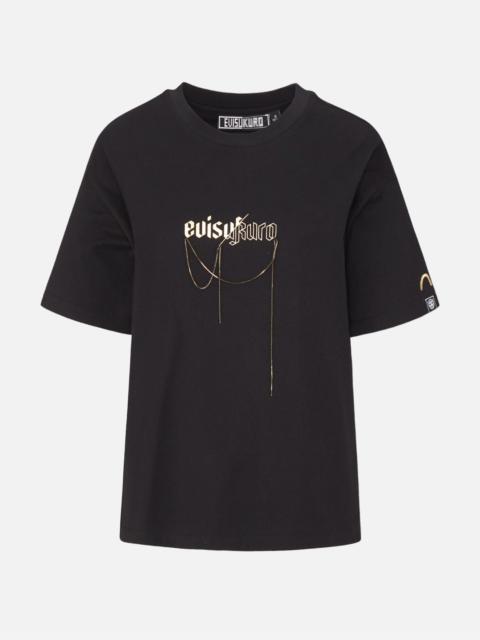 EVISU Draped Metal Chain T-shirt