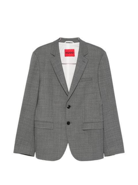 BOSS single-breasted notched-lapels jacket