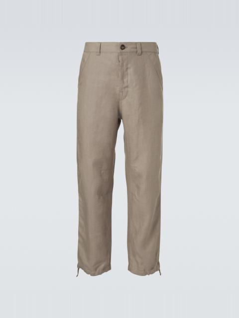 Brunello Cucinelli Linen straight pants