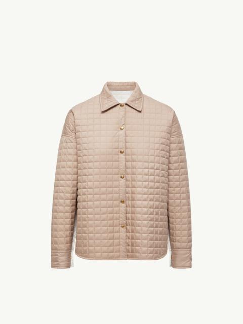 Moncler Square-Quilted Reversible Padded Shirt
