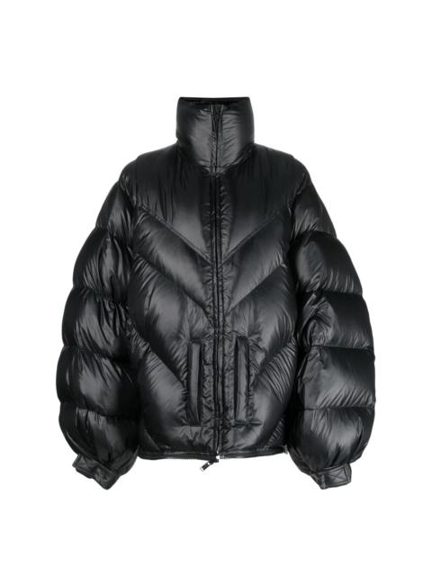layered padded jacket