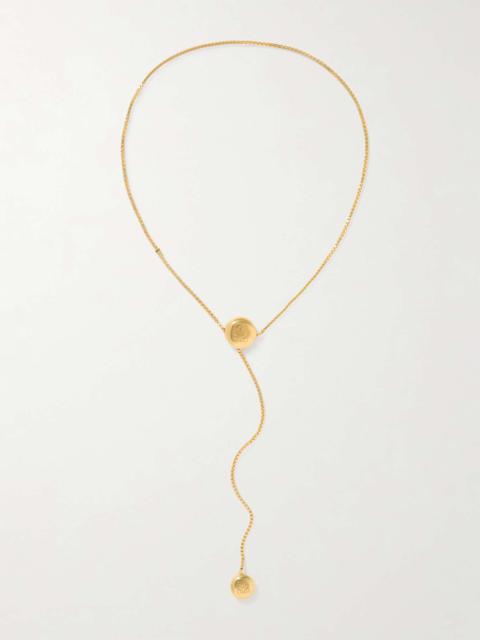 Anagram Pebble gold vermeil necklace